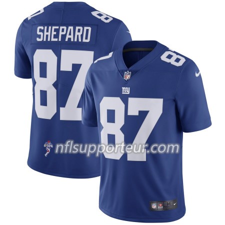 Maillot Homme New York Giants Sterling Shepard 87 Nike Bleu